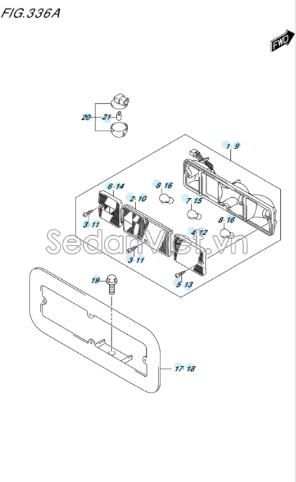 Bóng đèn 12V 21/5W 0947112046000