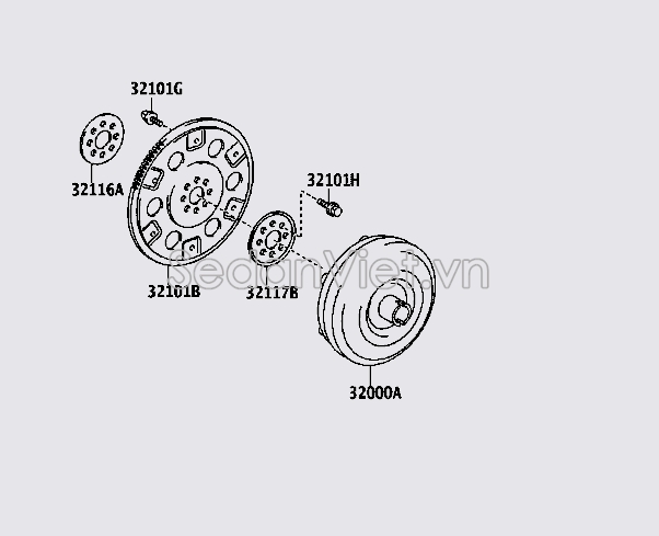 Quả bí hộp số CVT 3200052201