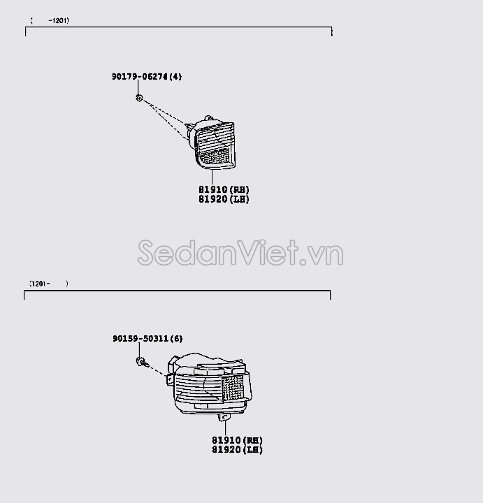 Đèn phản quang 8148060010