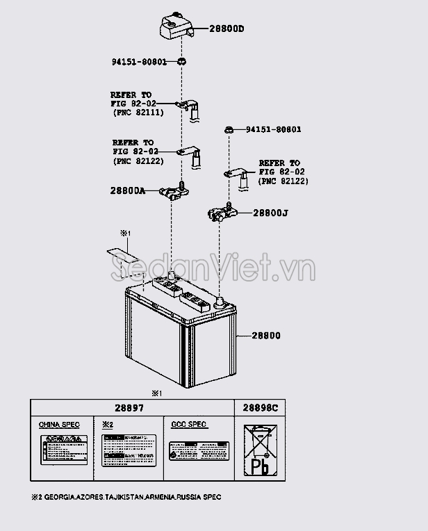 Bình ắc quy 2880054020