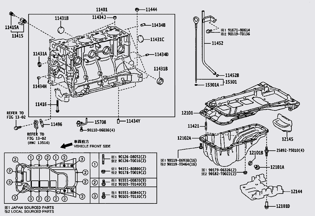 Que thăm dầu 153010C030