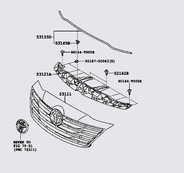 Nẹp mạ ca lăng 531210K250