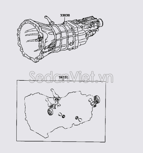 Hộp số tổng thành 3303026A74