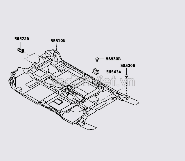 Ốp che cốp hậu 58510BZL70C0