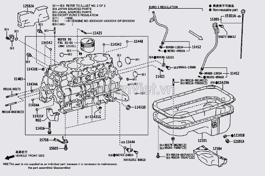 Lốc máy 1140109A00