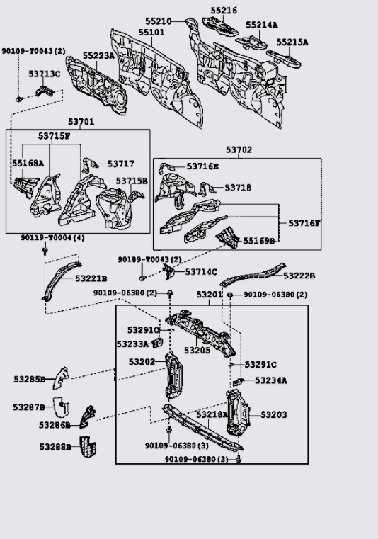 Ụ giảm xóc 537010D160