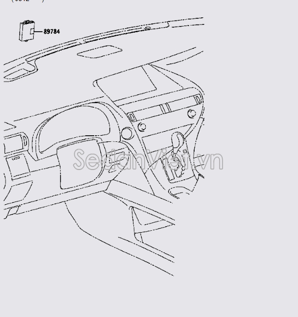 Hộp điều khiển chống trộm Lexus RX450H 2009-2012