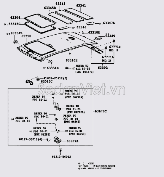 Rèm che cửa sổ trời 6330660101A1