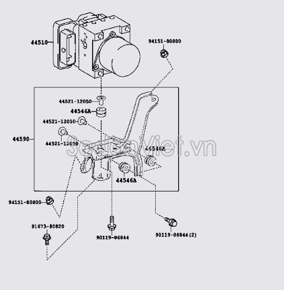 Cụm điều khiển ABS 4405048630