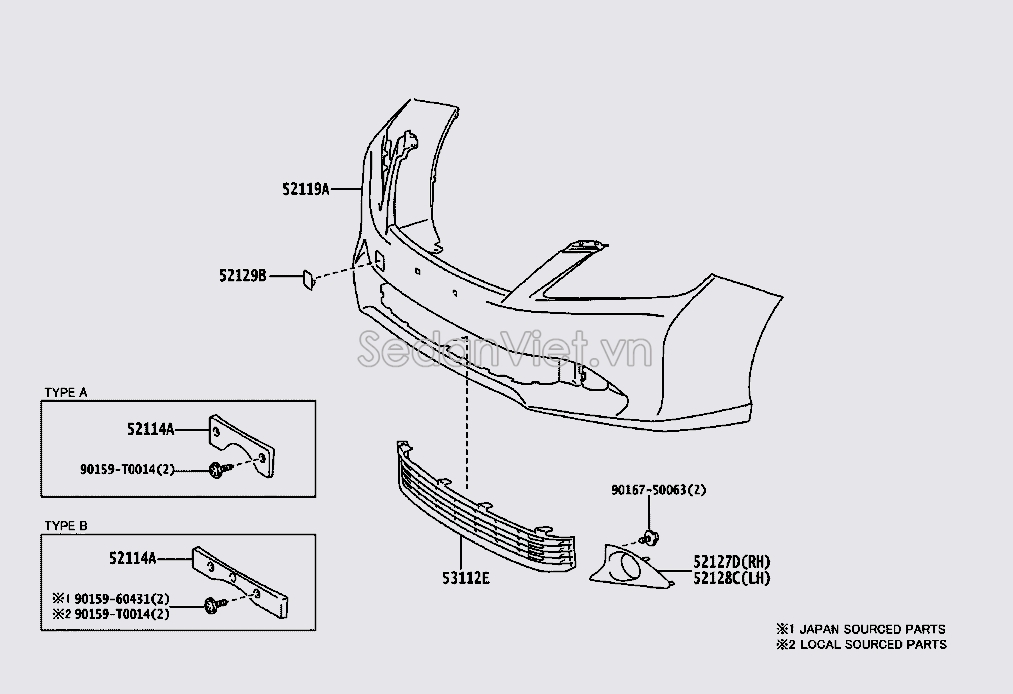 Lưới cản trước 5311206340