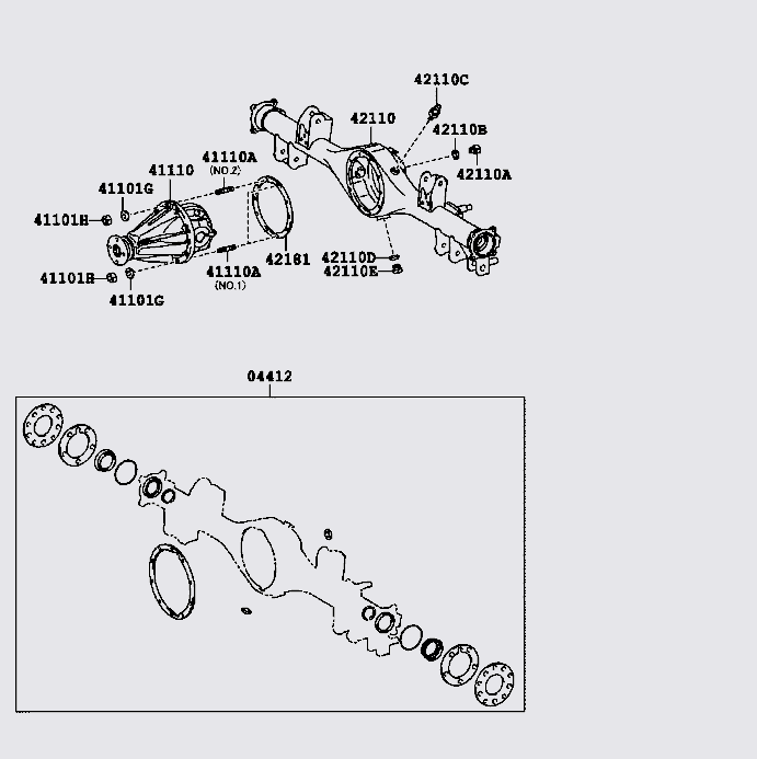 Vỏ cầu sau 42110KK010