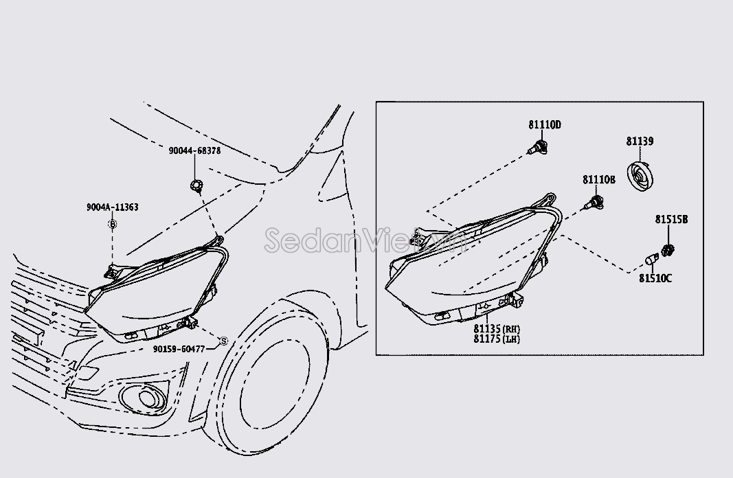 Bóng đèn 12V 60/55W 9004A81028