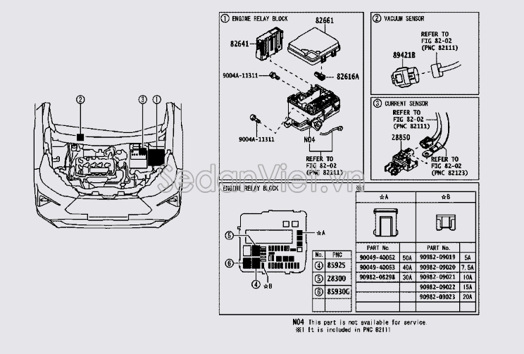 Nắp hộp cầu chì 82661BZ310