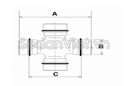 Bi chữ thập 043710K060