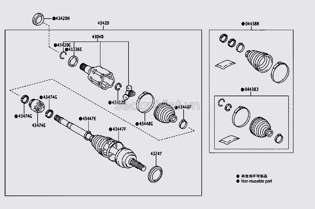 Cây láp 434200A070