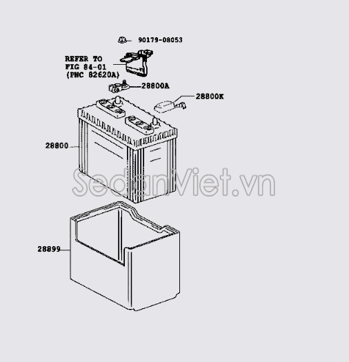 Đầu cực ắc quy 8267560020