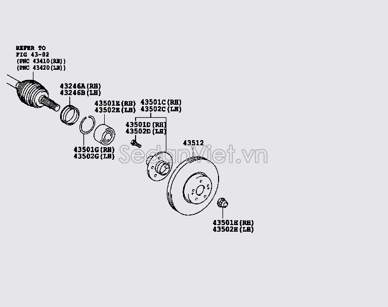 Đĩa phanh trước 4351206121