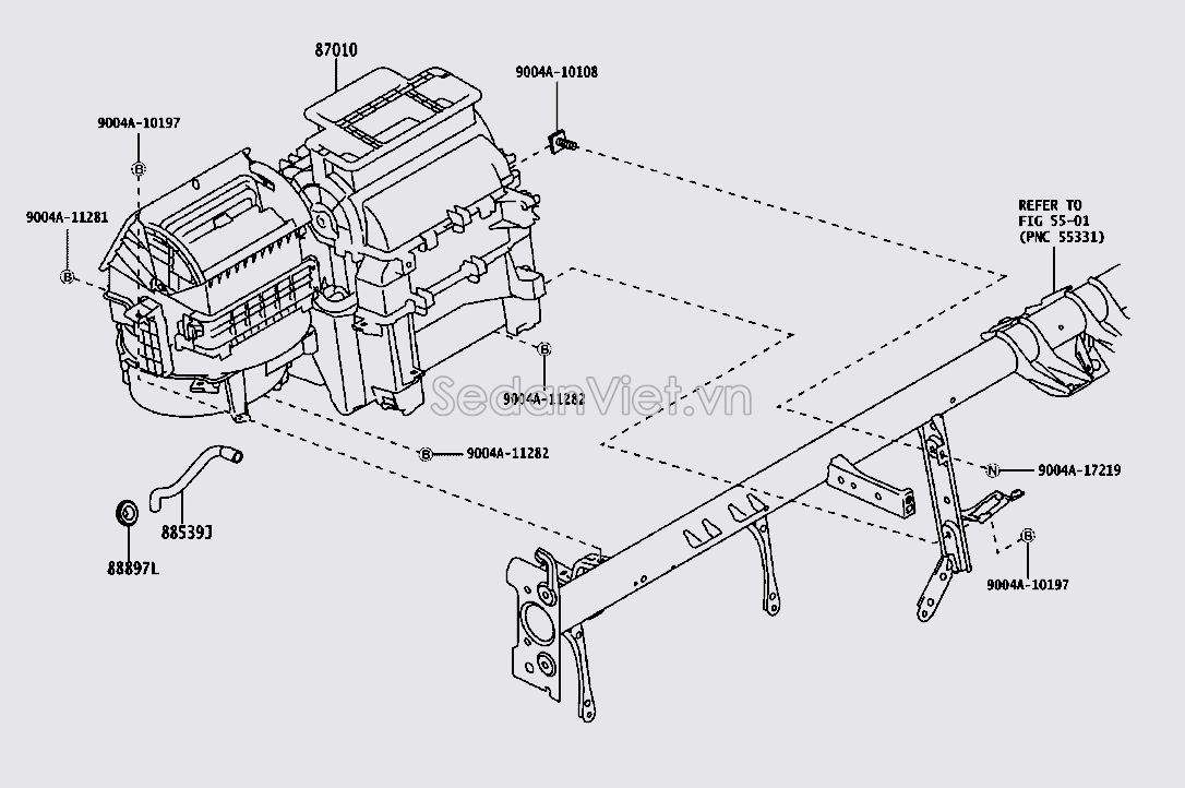 Ống dẫn nước giàn lạnh 88539BZ260