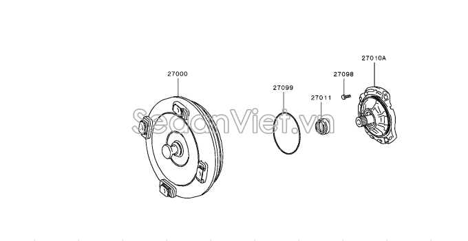 Quả bí hộp số 2701A308