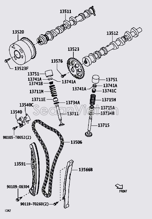 Xupap hút 1371140050