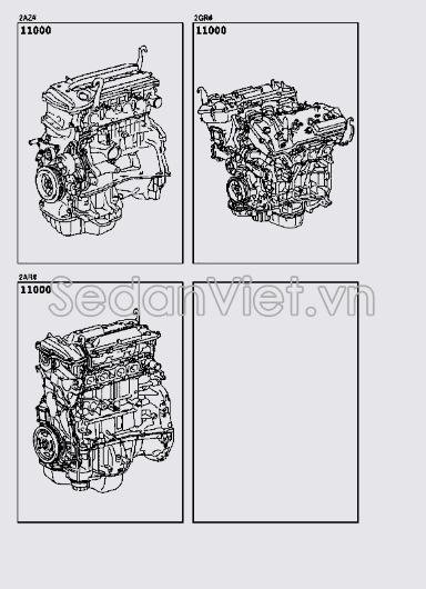 Động cơ tổng thành 1900031B70