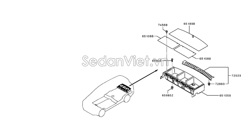 Khay để giày dép 7646A493XA