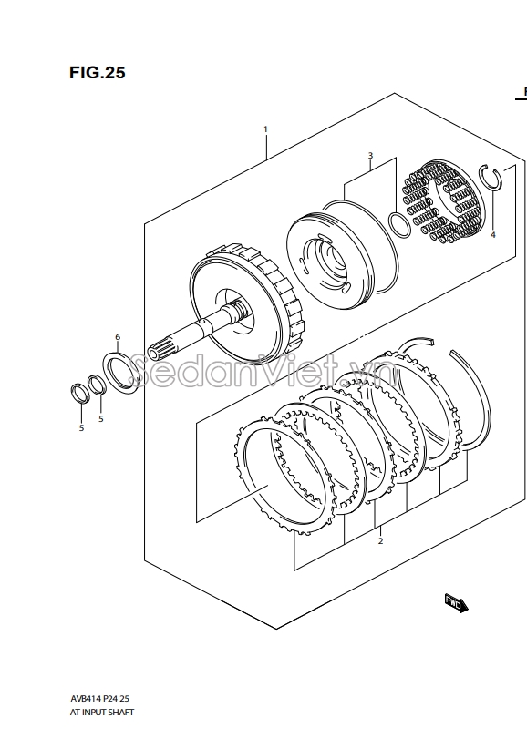 Lá côn số tự động 2412177MT0000