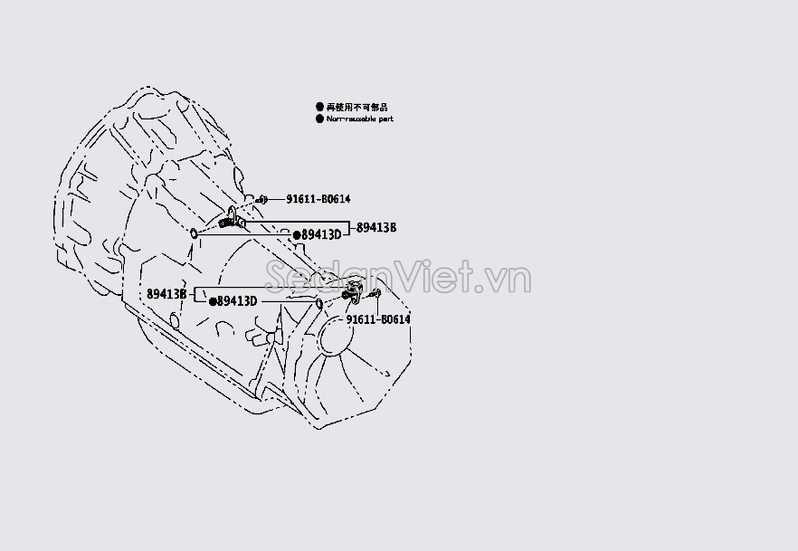 Cảm biến đầu vào hộp số 8941320010