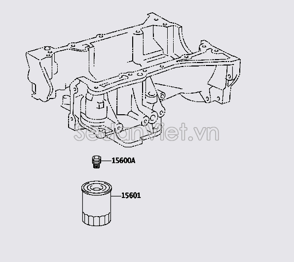 Lọc dầu động cơ 90915TA002