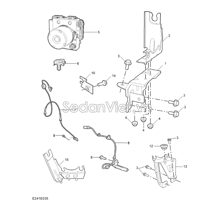 Cụm điều khiển ABS 10694553