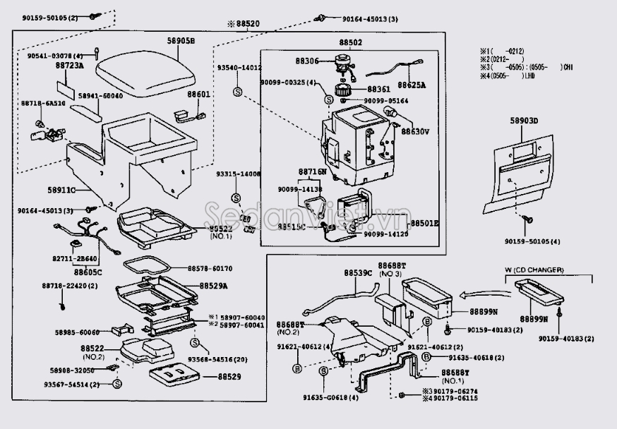 Quạt gió tủ lạnh trong xe 8710587004