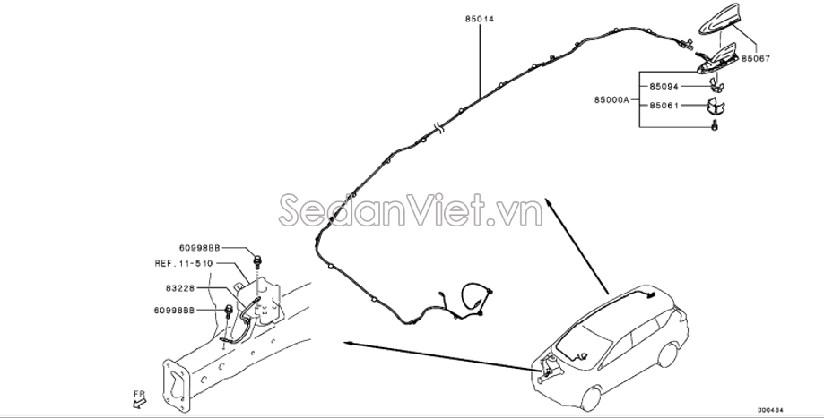 Vỏ đế ang ten 8723A728WA