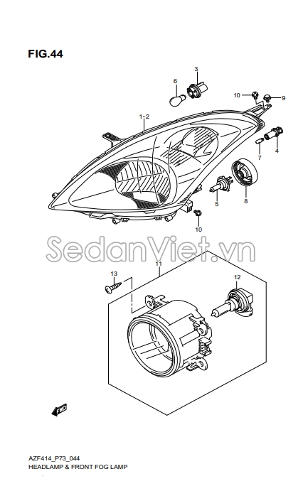 Bóng đèn (12v,60/55w) 0947112060000