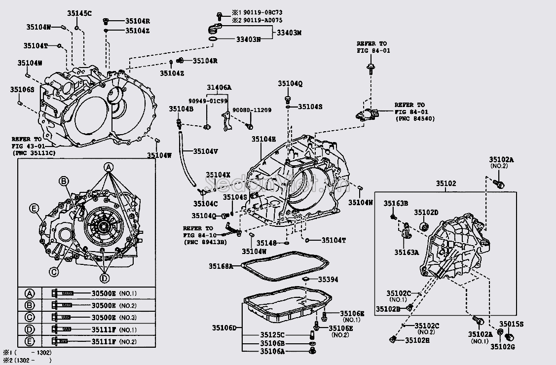 Ống thăm dầu hộp số tự động 3512173011