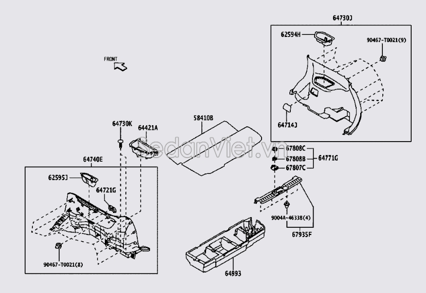 Chén đựng đồ táp bi 64421BZ030C0