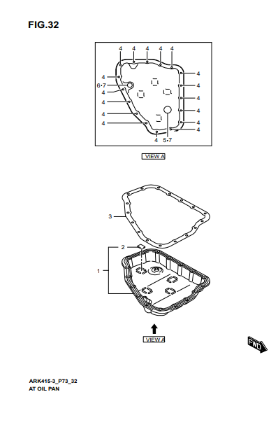 Ốc xả dầu đáy các te 1151863J20000