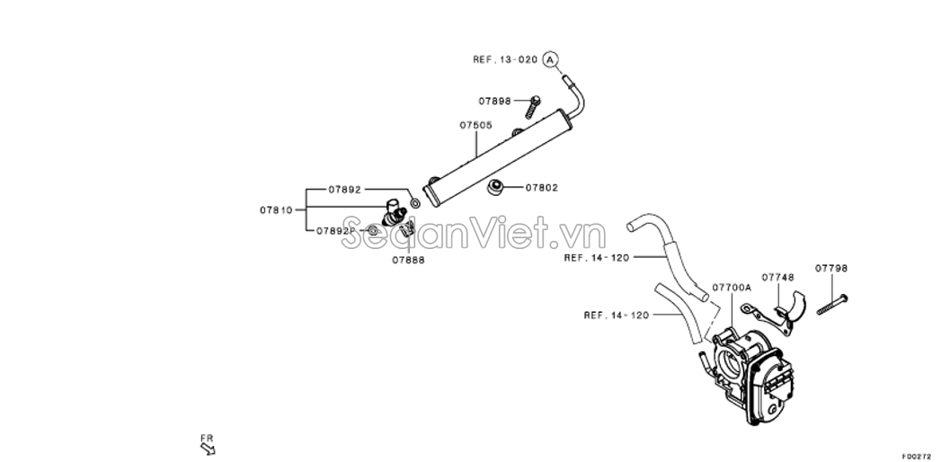 Cụm bướm ga 1450A174