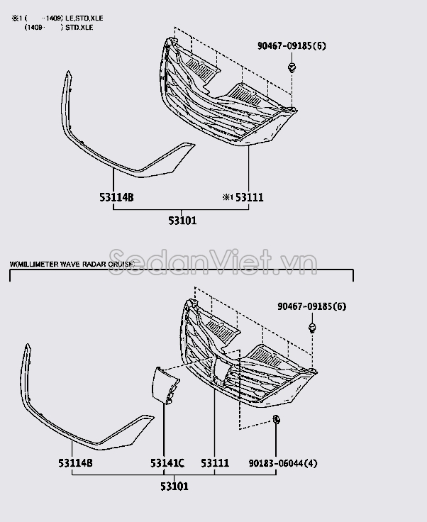 Đế ca lăng 5311108080