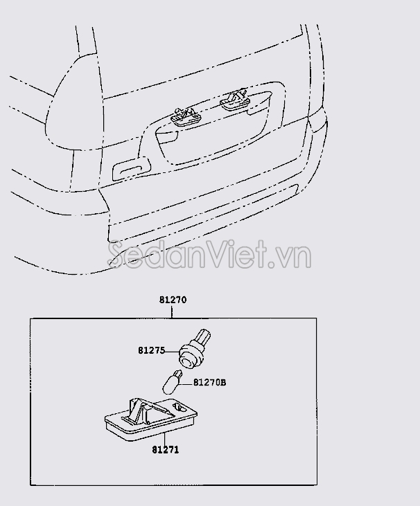 Đèn soi biển số 8127160332