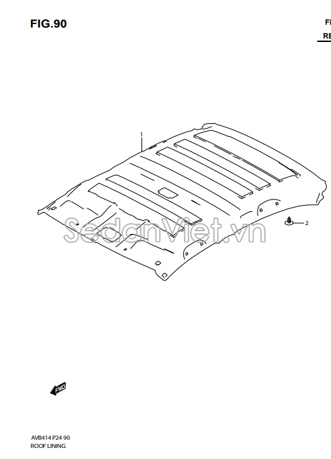 La phông trần 7811079P10V6N