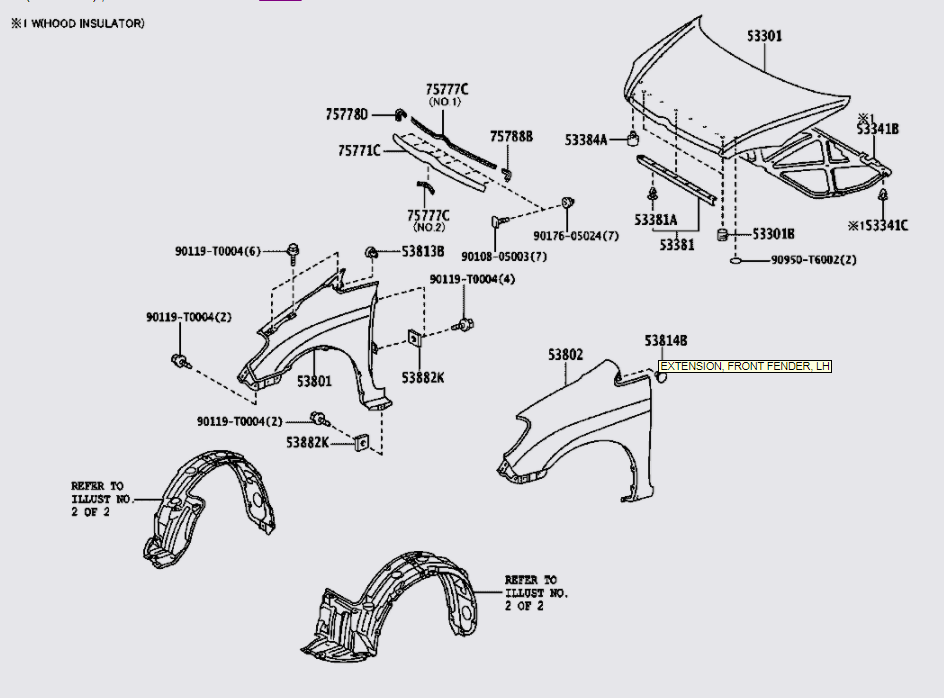 Nắp capo 533010K120