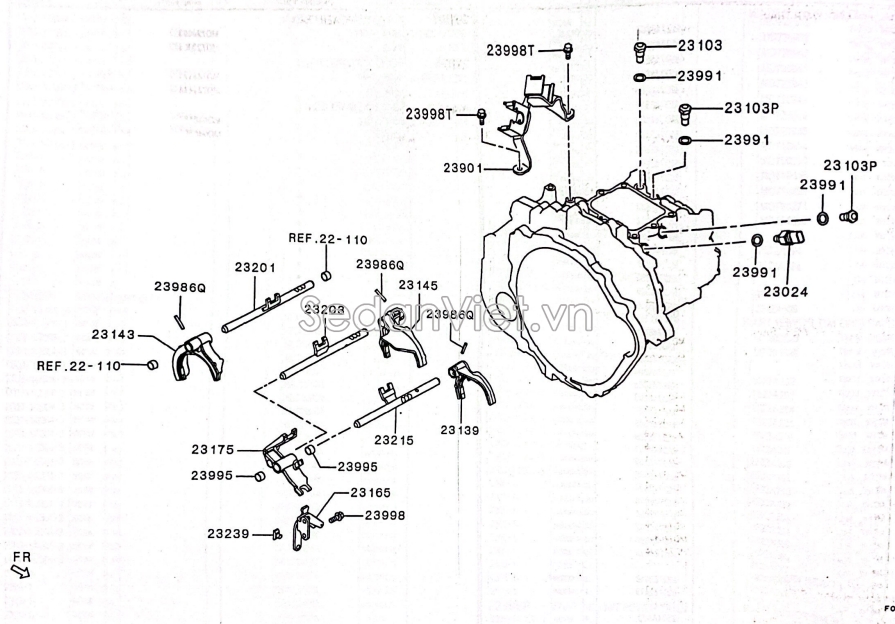 Càng cua đi số 2578A045