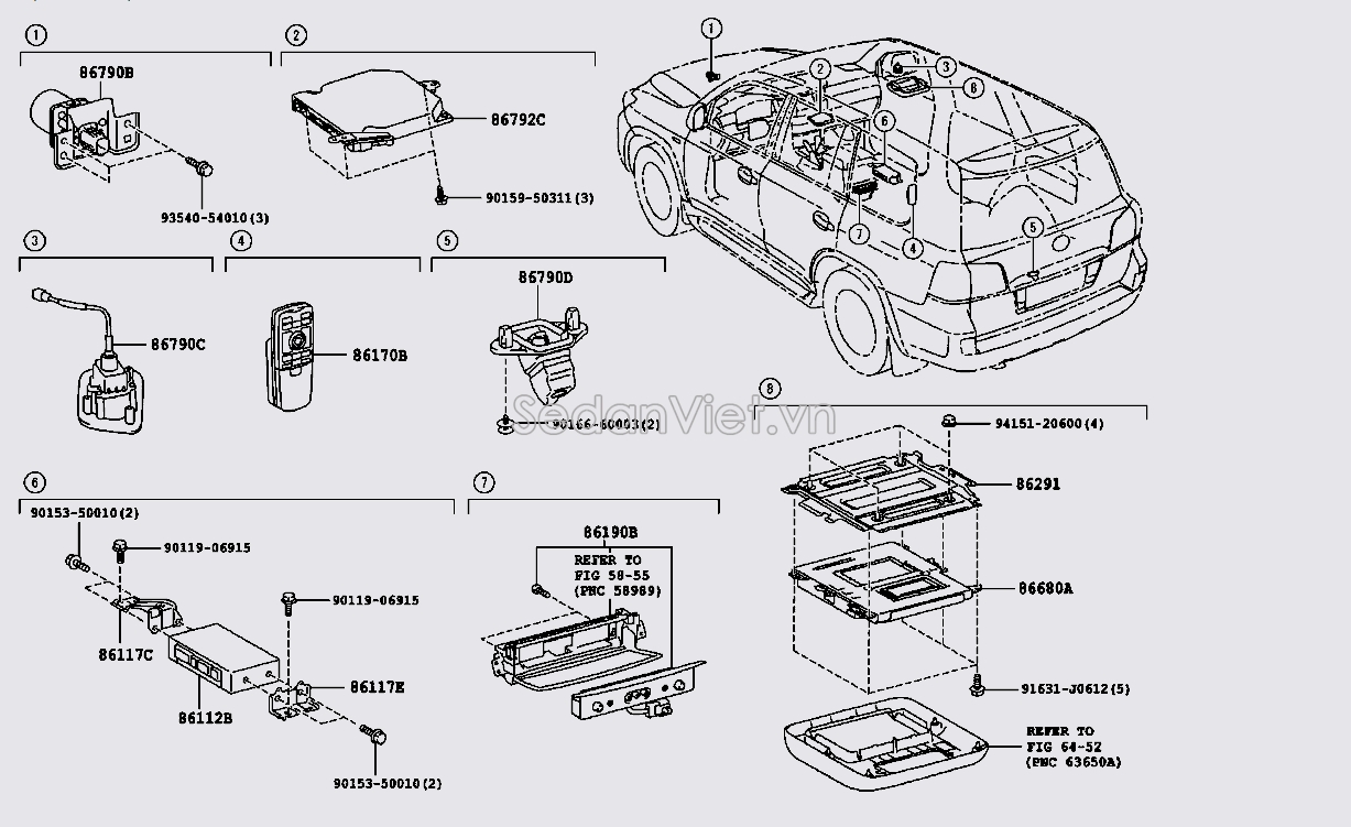 Công tắc điều chỉnh âm lượng sau 8617050230