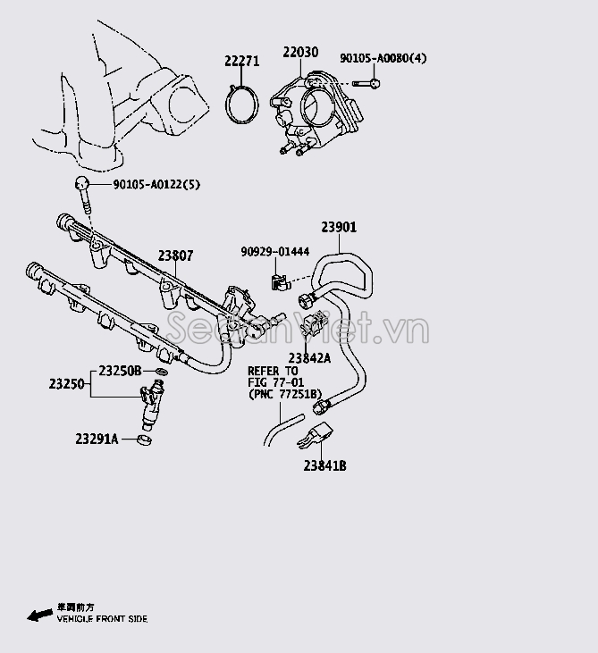 Ống dẫn nhiên liệu 239010P111