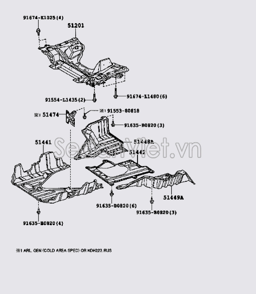 Giá đỡ động cơ 5120126260