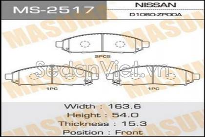 Má phanh trước MS-2517
