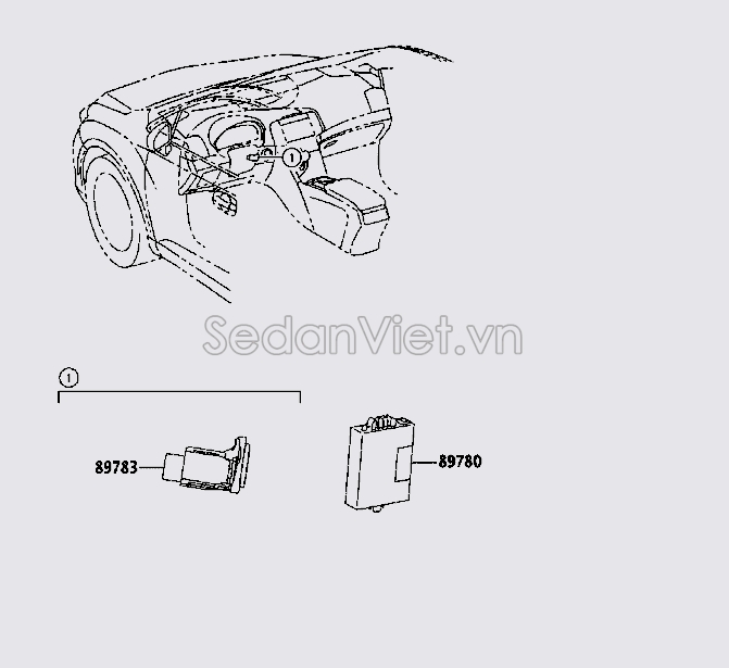 Angten chìa khóa điện 897830T010