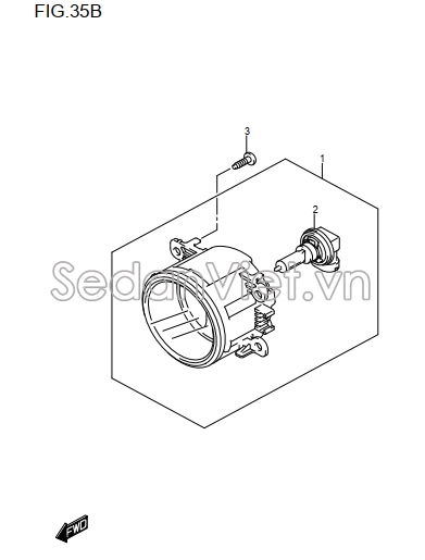 Đèn gầm 3550062J01000