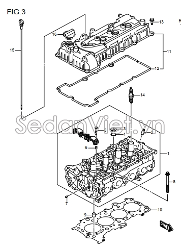 Nắp đổ dầu máy 1692079PB0