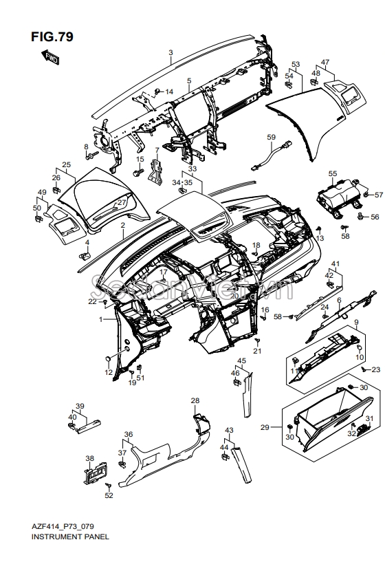 Ốp táp lô 7311857L00000